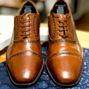 Cole Haan Cognac color Cap Toe Dress Shoes